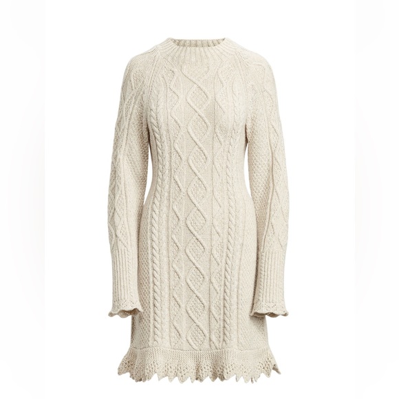 Polo Ralph Lauren Dresses & Skirts - Polo Ralph Lauren Cable-Knit Sweaterdress
